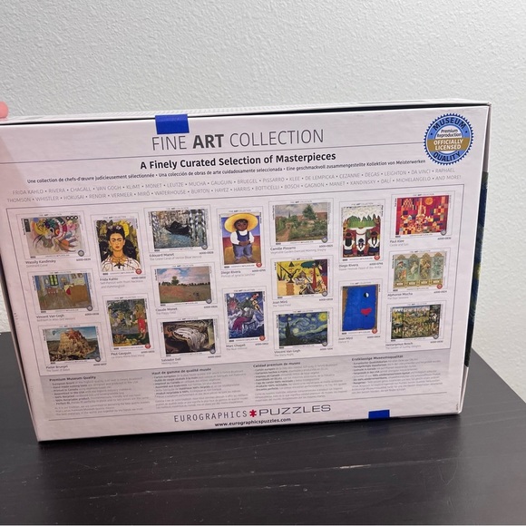 Eurographics 1000pc Van Gogh Starry Night Jigsaw Puzzle Fine Art Collection - Picture 11 of 11